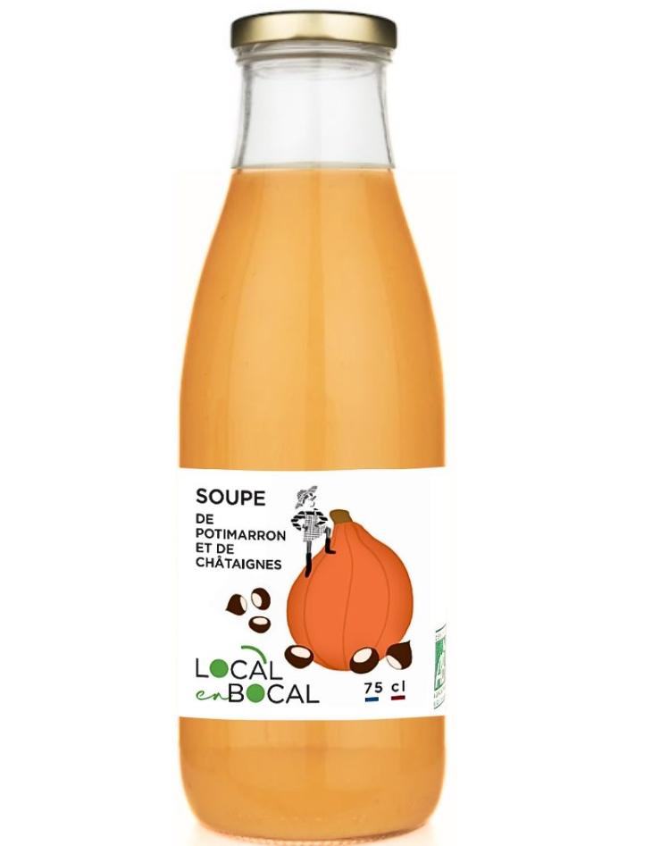 Soupe de potimarron châtaigne Bio - A côté